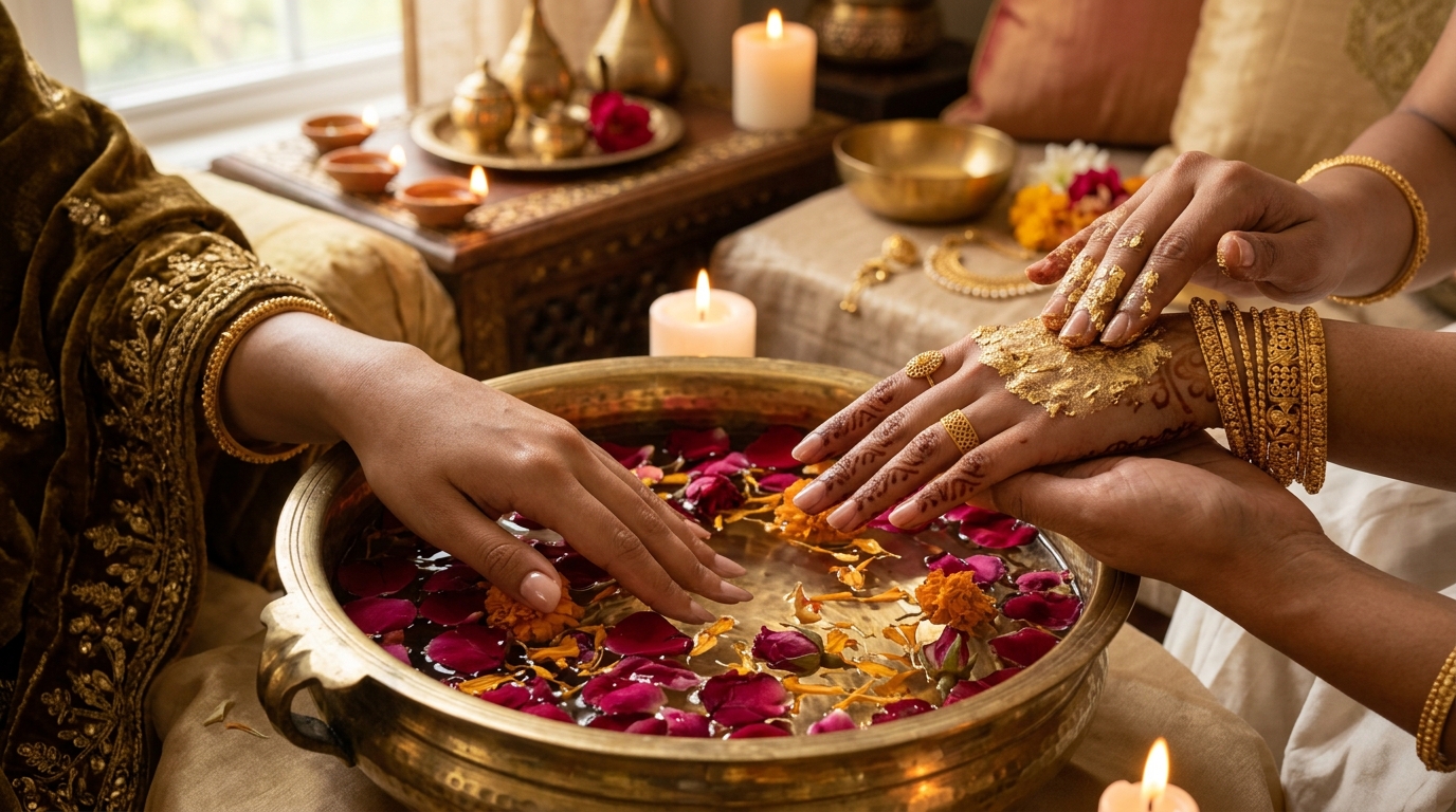 24K Gold Radiance Facial & Manicure